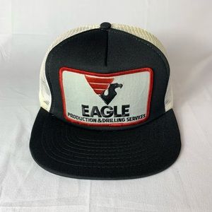 Vtg. Eagle Production & Drilling Services Snapback Trucker Hat